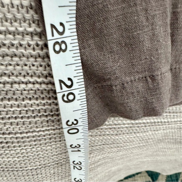 NWT Cable & Gauge pull in wide leg split seam linen pants pull on - Picture 5 of 8